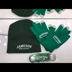 Jameson Irish whiskey beanie glove bottle opener